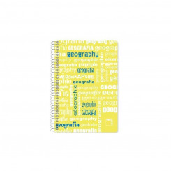 Notebook Pacsa Yellow 80 Sheets Din A4 (4 Units)