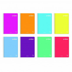 Notebook Pacsa Polipac Multicolour 80 Sheets Din A4 (5 Units)
