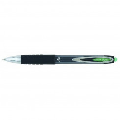 Шариковая ручка с жидкими чернилами Uni-Ball Роллер Signo UM-207 Зеленая 12 шт.