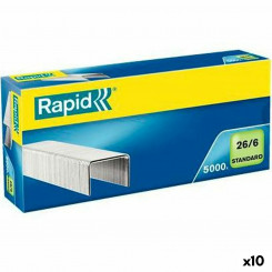 Klambrid Rapid 5000 tükki 26/6 (10 ühikut)