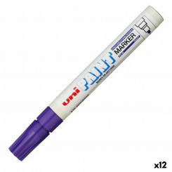 Permanent marker Uni-Ball PX-20 Violet 2,8 mm (12 Units)