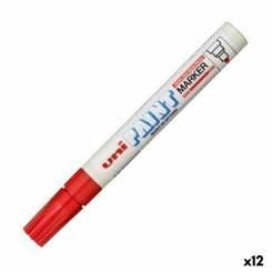 Permanent marker Uni-Ball PX-20 Red 2,8 mm (12 Units)