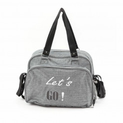 Diaper Changing Bag Baby on Board SIMPLY Lets'Go Grey