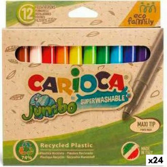 Набор фломастеров Carioca Jumbo Eco Family Multicolour, 24 шт. (24 шт.)