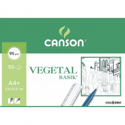 Drawing pad Canson Parchment Paper A4+ 50 Sheets (23 x 32,5 cm)