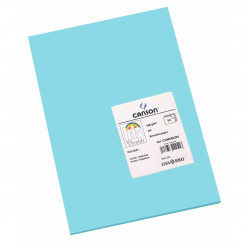 Cards Iris 29,7 x 42 cm Turquoise 185 g (50 Units)