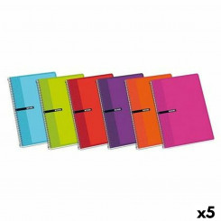 Sülearvuti ENRI mitmevärviline 80 lehte Din A4 (5 ühikut)