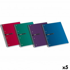 Notebook ENRI Multicolour A4 160 Sheets (5 Units)