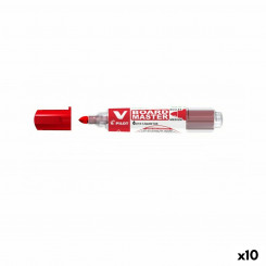 Marker pen/felt-tip pen Pilot V Board Master Rechargeable Whiteboard Red (10Units)