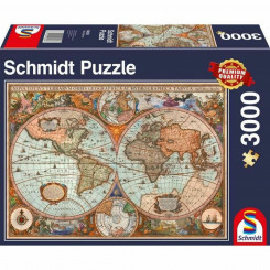 Pusle Schmidt Spiele iidne maailmakaart (3000 tükki)