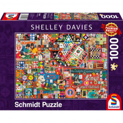 Puzzle Schmidt Spiele Vintage Board Games (1000 Pieces)