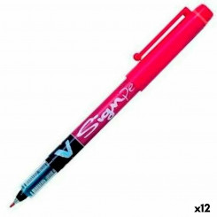 Gel pen Pilot V Sign Pen Red 0,6 mm (12 Units)