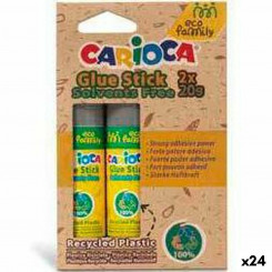Glue stick Carioca Eco Family 2 Pieces 20 g (24 Units)