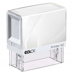Штамп Colop Printer 40 Белый 23 x 59 мм