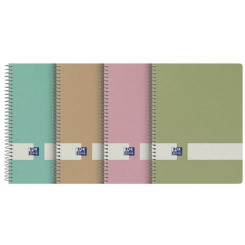 Notebook Oxford Europeanbook Multicolour 80 Sheets A5 (5 Units)