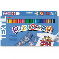 Tempera Playcolor Multicolour Solid