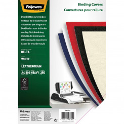 Binding Covers Fellowes Delta 100 Units White A4 Cardboard