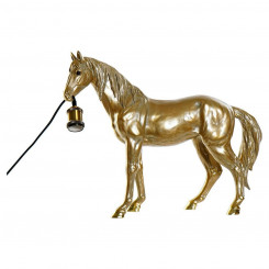 Laualamp DKD Home Decor Resin 25W 220 V Golden Horse (59,5 x 16,5 x 47 cm)