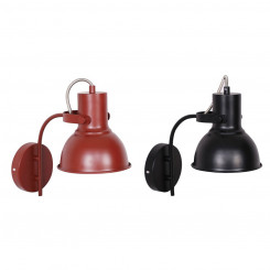 Настенный светильник DKD Home Decor 15 x 20 x 28 см 16,5 x 26 x 28 см Красный Черный Металл 220 В 50 Вт Лофт (2 шт.)