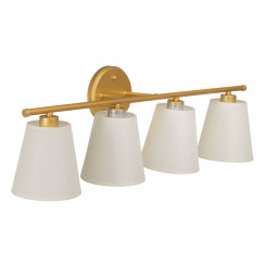 Wall Lamp 82 x 20 x 25 cm Synthetic Fabric Golden Metal Modern