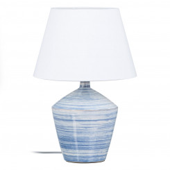 Desk lamp 30,5 x 30,5 x 44,5 cm Ceramic Blue White