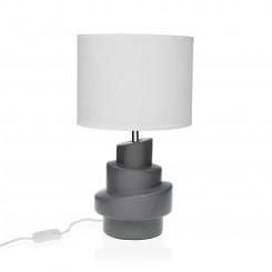 Настольная лампа Versa Grey White Ceramic 40 Вт 20 x 35 см