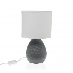 Настольная лампа Versa Grey White Ceramic 40 Вт 15,5 x 27,5 см
