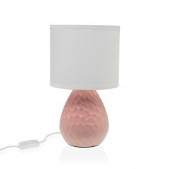 Laualamp Versa Pink White Ceramic 40 W 15,5 x 27,5 cm