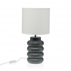 Настольная лампа Versa Grey Ceramic 60 Вт 20 x 40 см