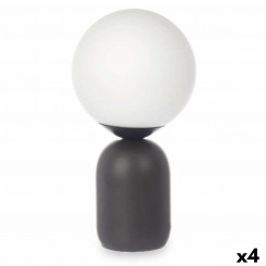 Настольная лампа Чаша 40 W Белый Чёрный Керамика 15 x 28,5 x 15 cm (4 штук)