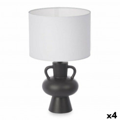 Desk lamp Vase 40 W Black Ceramic 24 x 39,7 x 24 cm (4 Units)