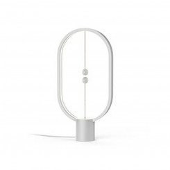 Настольная лампа Allocacoc Heng Balance Ellipse White Warm White Пластиковая масса 23 x 36 x 16 см