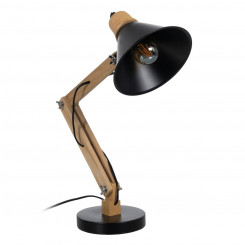 Lamp Black Natural Wood Iron 60 W 39 x 19 x 55 cm