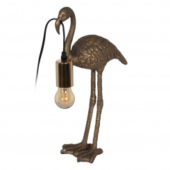 Lamp Flamingo Golden Polyresin 40 W 23 x 11.5 x 39.5 cm