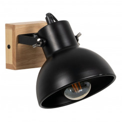 Настенный светильник Black Beige Wood Iron 220-240 В 21 x 14 x 17 см