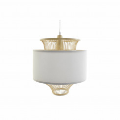 Ceiling lamp DKD Home Decor White Polyester Bamboo (40 x 40 x 52 cm)