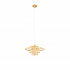 Ceiling light DKD Home Decor Natural Bamboo 50 W 40 x 40 x 17 cm