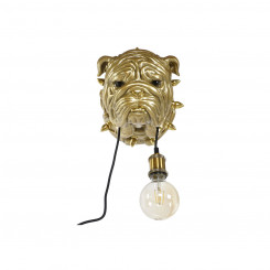 Настенный светильник Home ESPRIT Golden Resin 50 Вт Modern Bulldog 220 В 25 x 23 x 29 см