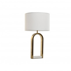 Table lamp Home ESPRIT White Golden Marble Iron 50 W 220 V 38 x 38 x 70 cm