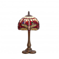 Настольная лампа Viro Belle Rouge Maroon Zinc 60 Вт 20 x 37 x 20 см