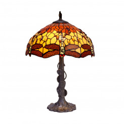 Table lamp Viro Belle Amber Amber Zinc 60 W 40 x 60 x 40 cm