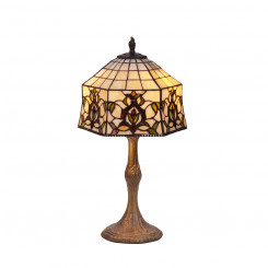 Table lamp Viro Hexa Ivory Zinc 60 W 30 x 50 x 30 cm
