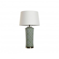Table lamp Home ESPRIT White Green Gold Ceramic 50 W 220 V 40 x 40 x 69 cm