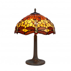 Table lamp Viro Bell Amber Zinc 60 W 40 x 62 x 40 cm