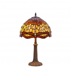 Table lamp Viro Belle Amber Amber Zinc 60 W 30 x 50 x 30 cm