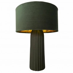 Настольная лампа DKD Home Decor Velvet Aluminium Green (26 x 26 x 37 см)
