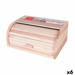 Bread basket Quttin Furniture Molded Wood 37.5 x 26.5 x 16 cm (6 Units)
