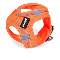 Dog Harness Gloria Air Mesh Trek Star Adjustable Orange Size L (33,4-35 cm)