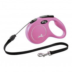 Dog Lead Flexi NEW CLASSIC Pink Size S 5 m