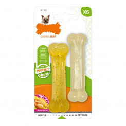 Dog chewing toy Nylabone Moderate Chew Twin Chicken Thermoplastic XS size (2 pcs)